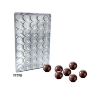 Форма для шоколаду "Сфера" подвійна Chocolate World Spheres & Cones 3 см