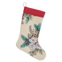 Носок для подарунків LiMaSo Різдвяний букет 25x37 см