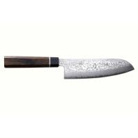 Кухонный нож Сантоку Suncraft Senzo Black 16.7 см