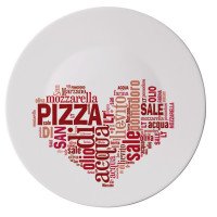 Блюдо для пицы I Love Pizza Bormioli Rocco Ronda 33 см