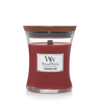 Ароматична свічка з ароматом ванілі та кориці Woodwick Cinnamon Chai