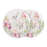 Набор тарелок Lefard Кролик в цветах (2 шт)