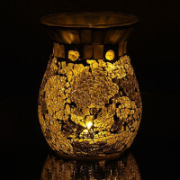 Арома-лампа Yankee Candle Gold & pearl crackle