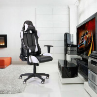 Геймерське крісло AMF VR Racer Original Blade чорний/білий
