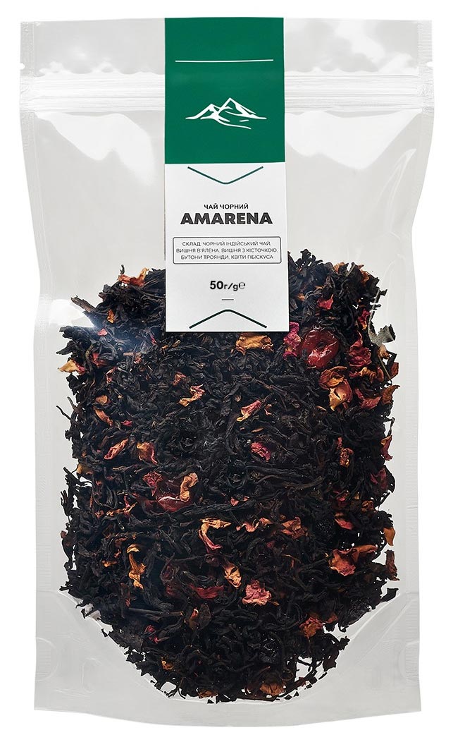 Черный чай крупнолистовой Coffee Rock Amarena