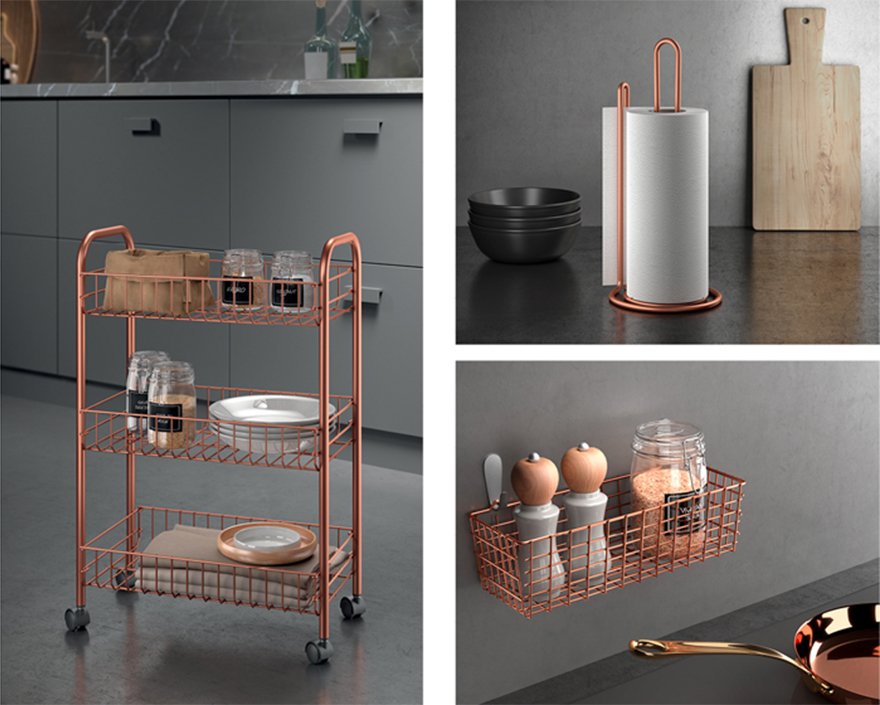полки Metaltex Copper полки Metaltex Copper