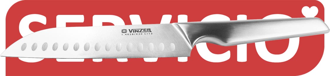 Нож сантоку Vinzer Geometry line 17.8 см 89294