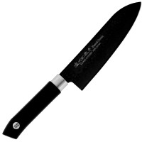 Кухонный нож Сантоку Satake Swordsmith Black