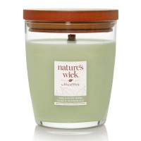 Ароматическая свеча с ароматом шалфея и белого перца Woodwick Nature’s Wick Sage &amp; White Pepper 284 г
