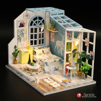 3D Интерьерный конструктор DIY House Румбокс Hongda Craft &quot;Семейный отдых&quot;
