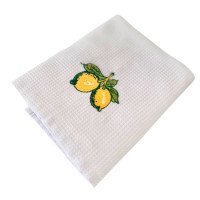 Кухонное полотенце из вышитой коллекции LiMaSo Лимоны 42x65 см