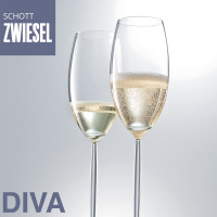 Набір келихів для шампанського Schott Zwiesel Diva 0.219 л (6 шт)