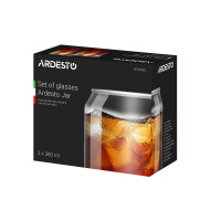 Набір склянок Ardesto Jar 0.38 л, 2 шт