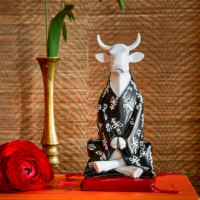Коллекционная статуэтка Cow Parade корова Meditating Size M Коллекционная статуэтка Cow Parade корова Meditating Size M
