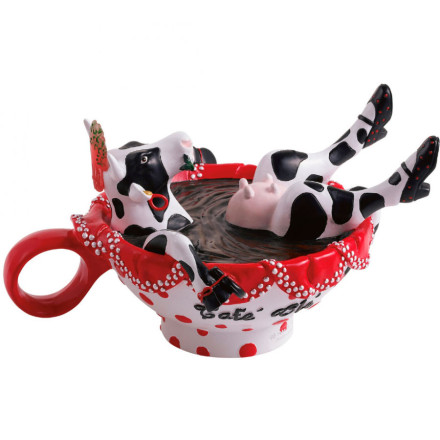 Коллекционная статуэтка Cow Parade корова Cafe Ole Size M