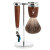 Набор для бритья MÜHLE RYTMO бритва под Gillette® Fusion, щетинная кисточка, подставка для бритвы, металл (4 пр)