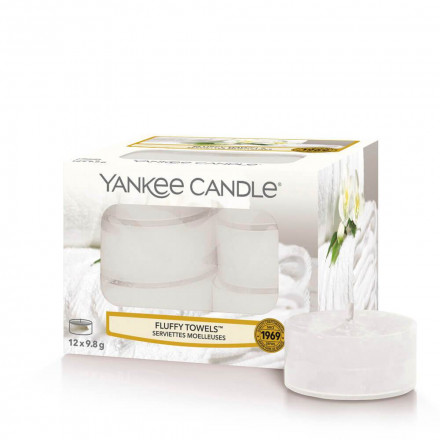 Чайные ароматические свечи в наборе Yankee Candle Пушистые полотенца 