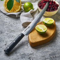 Кухонный нож для тонкой нарезки Samura 67 Damascus 23 см