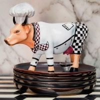 Коллекционная статуэтка корова Cow Parade Chef Cow Size M Коллекционная статуэтка корова Cow Parade Chef Cow Size M
