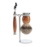 Набор для бритья MÜHLE SOPHIST бритва под Gillette® Fusion, помазок из щетины барсука, подставка (4 пр) Набор для бритья MÜHLE SOPHIST бритва под Gillette® Fusion, помазок из щетины барсука, подставка (4 пр)