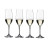 Набор бокалов для игристого вина Riedel 0484/08 Vivant (4 шт) 0.29 л