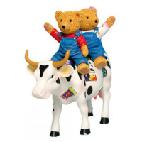 Коллекционная статуэтка Cow Parade корова Teddy Bears on the Moove Size M Коллекционная статуэтка Cow Parade корова Teddy Bears on the Moove Size M