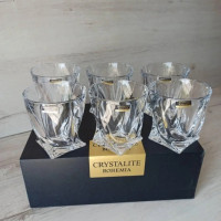 Стаканы для виски Bohemia Quadro 6 шт. 0.34 л