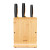 Набор ножей Fiskars  Functional Form с бамбуковой подставкой, 3 шт 1057553