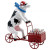 Коллекционная статуэтка Cow Parade корова Lait Triporteur Size M