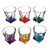 Склянки для віскі кольорові Bohemia Quadro 6 шт. 0.34 л
