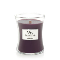 Ароматична свічка з ароматом маку та тику Woodwick Dark Poppy