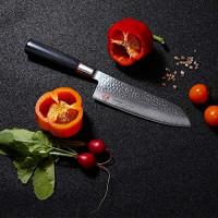 Кухонный нож Сантоку Suncraft Senzo Classic