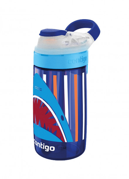 Детская бутылка для воды Contigo Gizmo Sip Акула 0.42 л