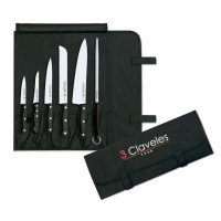 Набор кухонных ножей в чехле 3 Claveles Uniblock (7 пр)