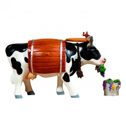 Коллекционная статуэтка Cow Parade корова Clarabelle the Wine Cow Size М
