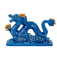 Фигурка декоративная Lefard Дракон с жемчужиной 15 см