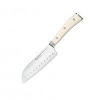 Нож сантоку с рифлением Wusthof New Classic Ikon Creme 14 см