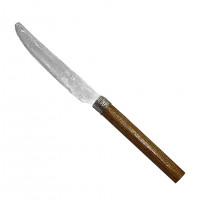 Нож столовый Mazhura Wood walnut 18/10 22.5 см