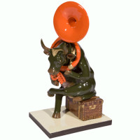 Коллекционная статуэтка Cow Parade корова Josephine au Trombone Size M