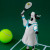 Коллекционная статуэтка Cow Parade корова Tennis Cow размер M