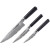 Набор кухонных ножей "Поварская тройка" Samura Damascus 3 шт SD-0220