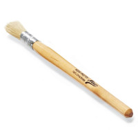 Кисточка кондитерская круглая с деревянной ручкой Ateco 19.5 см