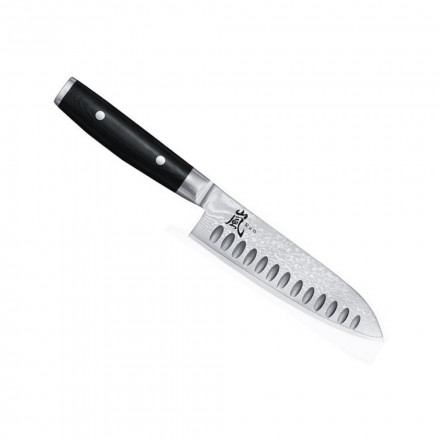 Кухонный нож сантоку с рифлением Yaxell Ran 16.5 см