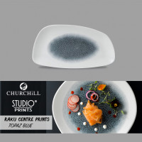 Блюдо прямоугольное Churchill Prints Raku Geo Chefs Plate 35x18.5 см