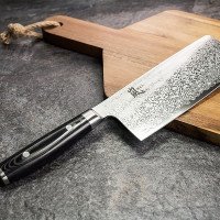 Нож китайский поварской Yaxell Ran 18 см