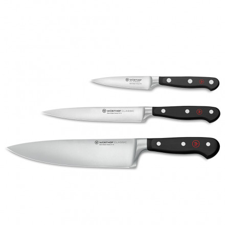Набір кухонних ножів Wusthof New Classic (3 пр)