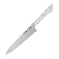 Кухонный нож универсальный зубчатый Samura Harakiri Acryl 15 см