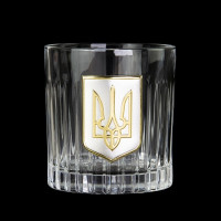 Набор стаканов для виски Boss Crystal Тризуб 2 шт Набор стаканов для виски Boss Crystal Тризуб 2 шт