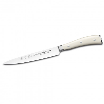 Кухонний ніж філейний гнучкий Wusthof Classic Ikon Creme 16 см