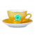 Чашка з блюдцем Lefard Чайний квітка 0.1 л